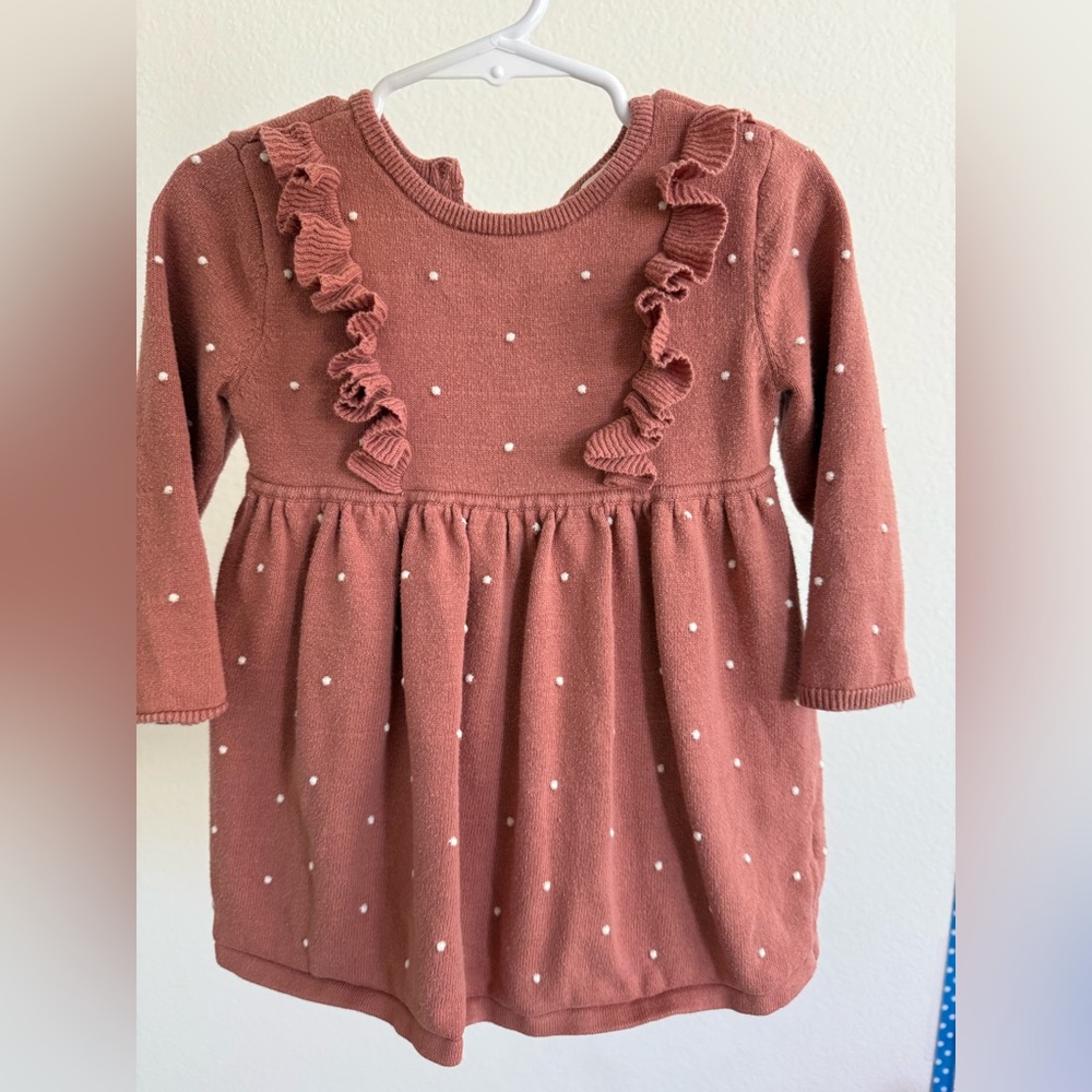 H&M Dusty Pink Knit Baby dress